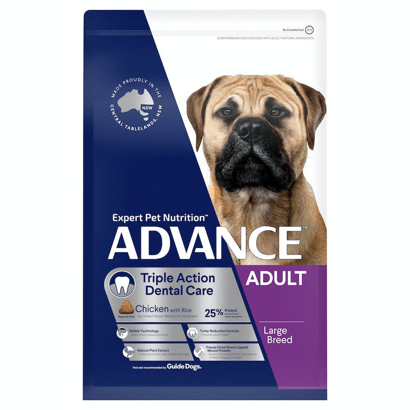 Advance Dog Dental Large Breed 13kg-Dog Food-Ascot Saddlery