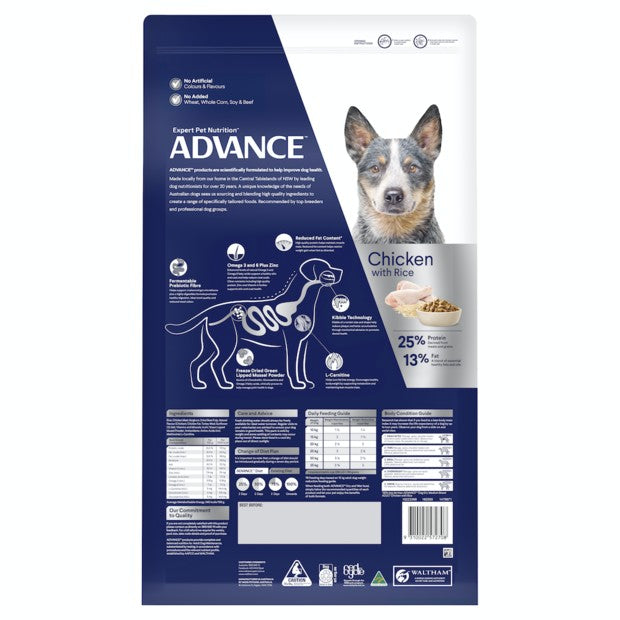 Advance Dog Weight Control Chicken All Breed 13kg-Dog Food-Ascot Saddlery