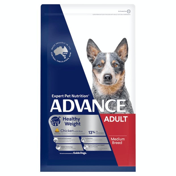 Advance Dog Weight Control Chicken All Breed 13kg-Dog Food-Ascot Saddlery