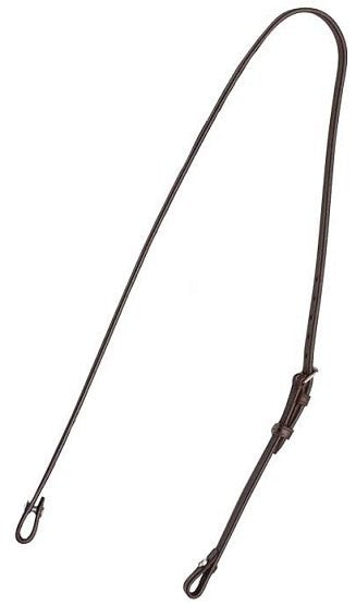 Anti Rearing Head Leather Aintree Chicago Screw Fitting Brown-HORSE: Bits-Ascot Saddlery