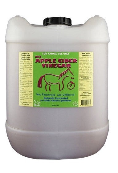 Apple Cider Vinegar Nrg 20litre-STABLE: Supplements-Ascot Saddlery