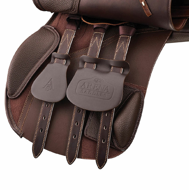 Arena All Purpose High Wither Saddle Brown-SADDLES: All Purpose Saddles-Ascot Saddlery