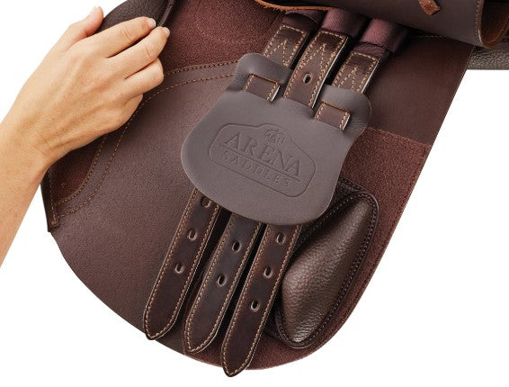 Arena All Purpose Wide Saddle Brown-SADDLES: All Purpose Saddles-Ascot Saddlery