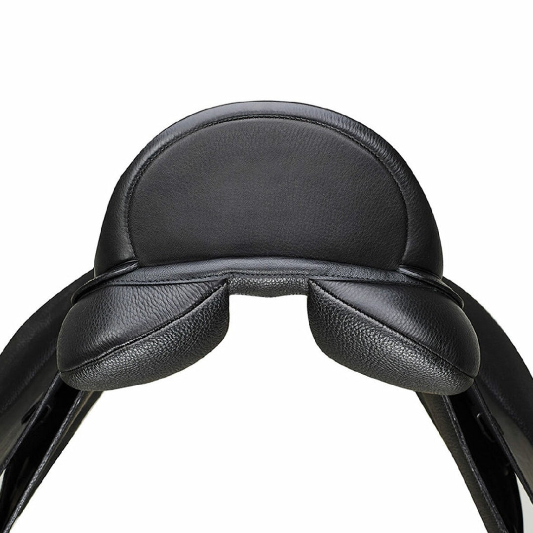 Arena Dressage High Wither Saddle Black-SADDLES: Dressage Saddles-Ascot Saddlery