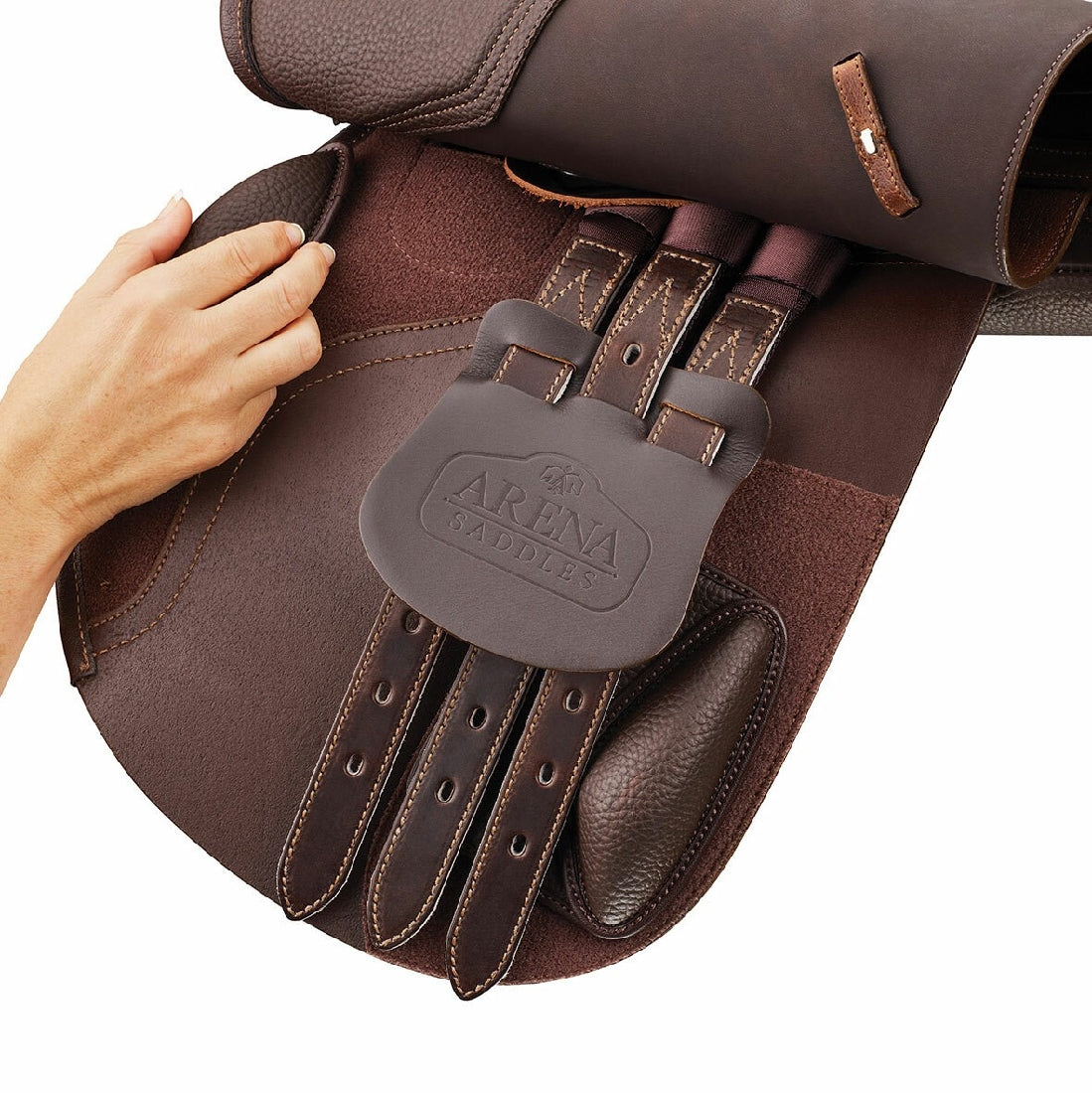 Arena Jump Saddle Brown-SADDLES: Jumping Saddles-Ascot Saddlery
