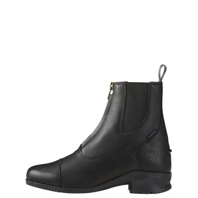 Ariat Boots Heritage Zip Iv H20 Black Ladies-FOOTWEAR: Equestrian Footwear-Ascot Saddlery