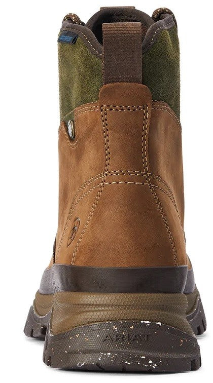 Ariat Boots Moresby H20 Oily Distressed Brown & Olive Ladies-FOOTWEAR: Casual Footwear-Ascot Saddlery