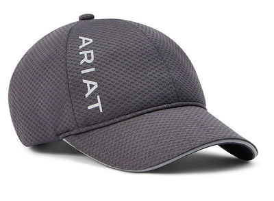 Ariat Cap Ariattek Performance Mesh Uni Charcoal Liqueur-CLOTHING: Hats & Caps-Ascot Saddlery