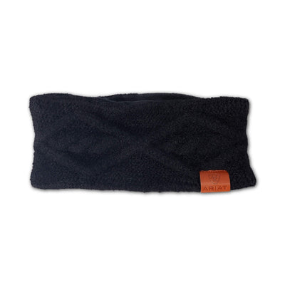 Ariat Headband Uni Entwine Black Heather-CLOTHING: Clothing Ladies-Ascot Saddlery