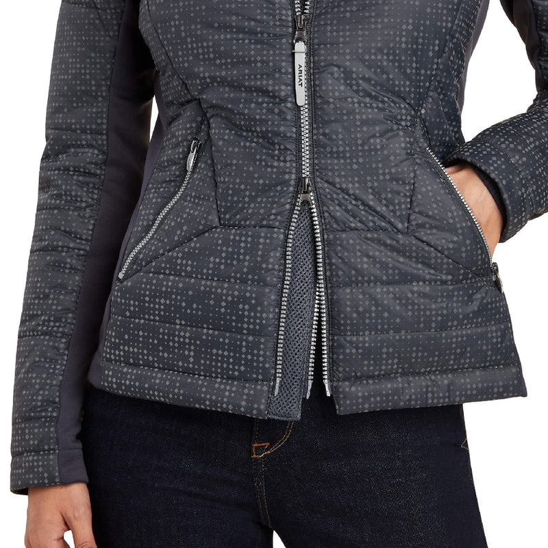 Ariat Jacket Lumina W23 Ebony Ladies-CLOTHING: Clothing Ladies-Ascot Saddlery