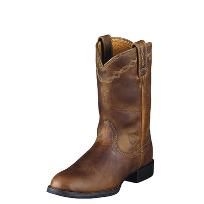 Ariat Roper Boots Heritage Brown Ladies-FOOTWEAR: Western & Roper Boots-Ascot Saddlery