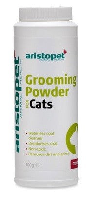 Aristopet Cat Groom Powder 100gm-Cat Potions & Lotions-Ascot Saddlery