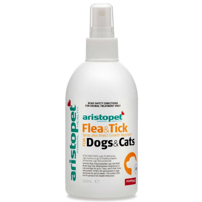 Aristopet Flea & Tick Spray 250ml-Dog Wormer & Flea-Ascot Saddlery