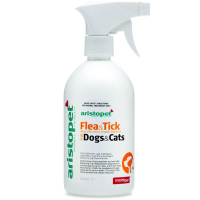 Aristopet Flea & Tick Spray 500ml-Dog Wormer & Flea-Ascot Saddlery