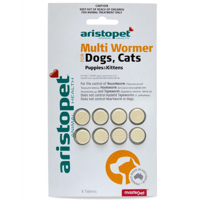 Aristopet Multi Wormer Dog Or Cat 8 Pack-Dog Wormer & Flea-Ascot Saddlery