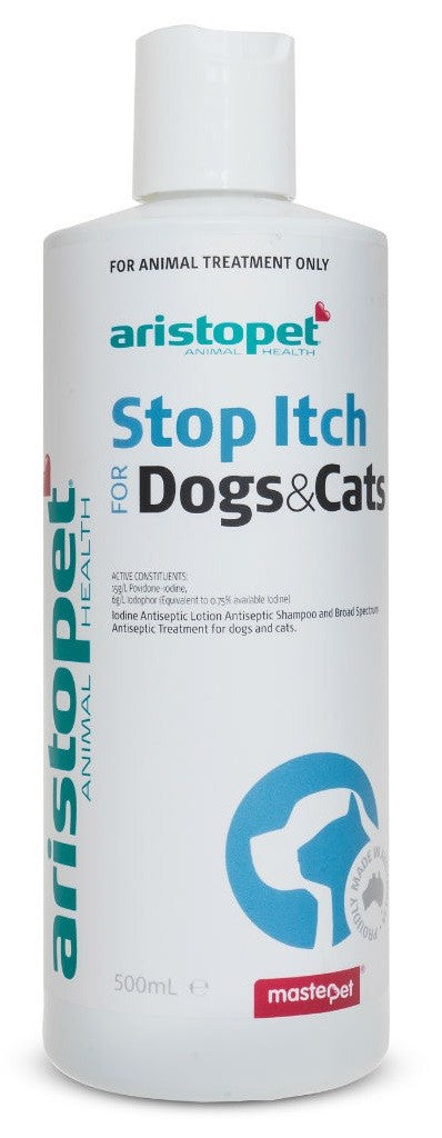 Aristopet Stop Itch Dog & Cat 500ml-Dog Potions & Lotions-Ascot Saddlery