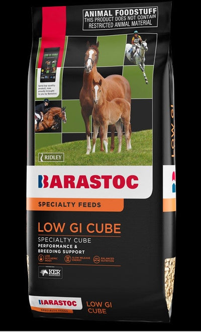 Barastoc Low Gi Horse Stud Cube 20kg-STABLE: Horse Feed-Ascot Saddlery