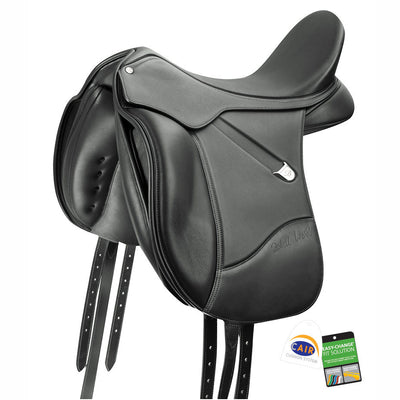Bates Isabell Dressage Saddle Cair Classic Black-SADDLES: Dressage Saddles-Ascot Saddlery