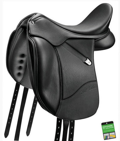 Bates Isabell Dressage Saddle Cair Classic Black-SADDLES: Dressage Saddles-Ascot Saddlery
