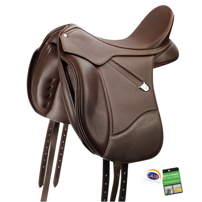 Bates Isabell Dressage Saddle Cair Classic Brown-SADDLES: Dressage Saddles-Ascot Saddlery