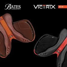 Bates Victrix Jumping Saddle Cair Havana Brown & Spice 44cm 17.5"-SADDLES: Jumping Saddles-Ascot Saddlery