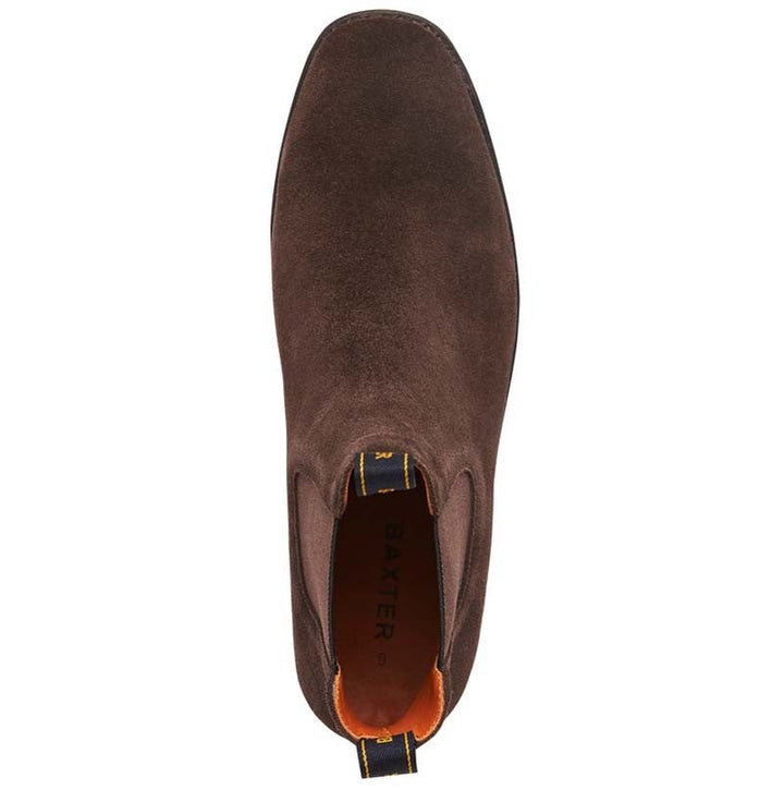 Baxter Boots Goulburn Suede Chocolate Mens-FOOTWEAR: Equestrian Footwear-Ascot Saddlery