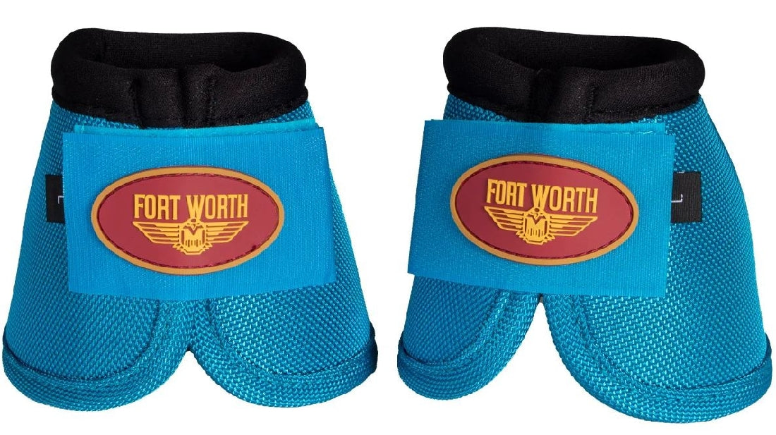 Bell Boots Ballistic No Turn Fort Worth Medium Turquoise-HORSE: Horse Boots-Ascot Saddlery