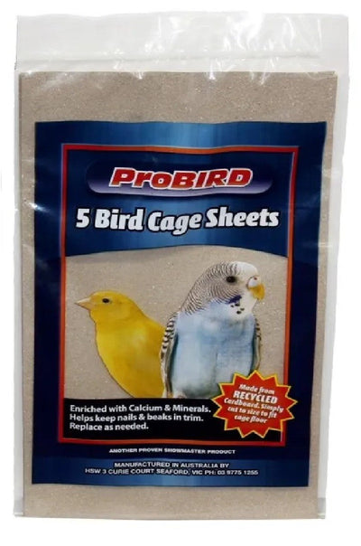 Bird Sheet Grit Pack 5-Bird Cages & Furniture-Ascot Saddlery