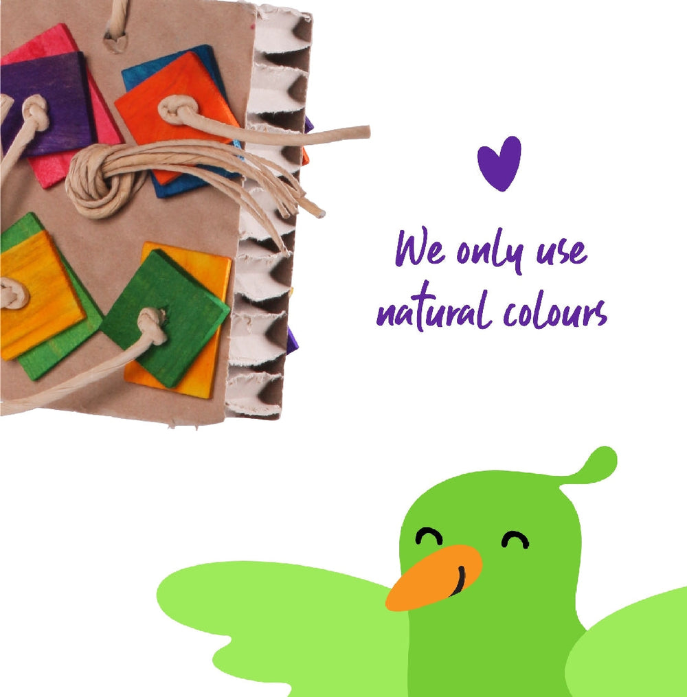 Bird Toy Cardboard Activity Board Medium-Bird Toys-Ascot Saddlery