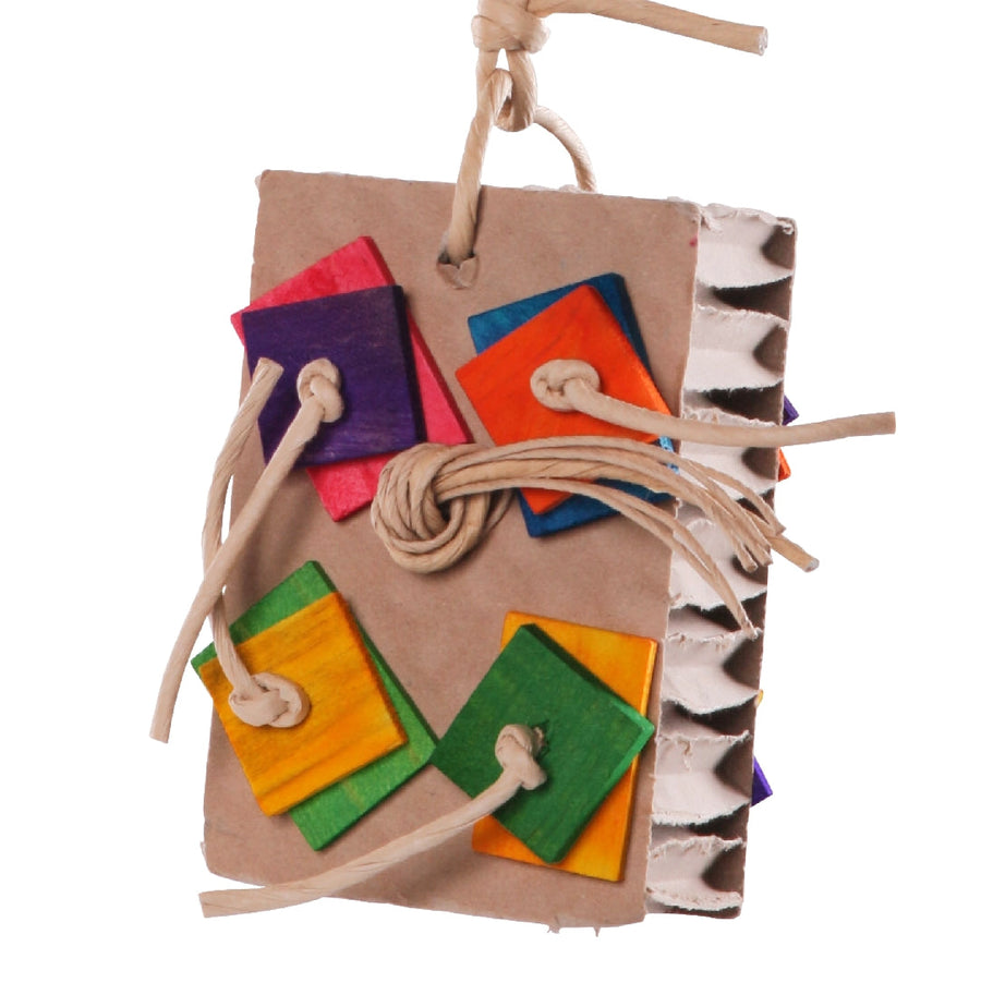 Bird Toy Cardboard Activity Board Medium-Bird Toys-Ascot Saddlery