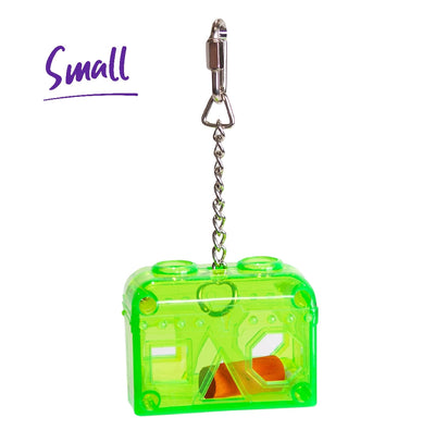 Bird Toy Kazoo Acrylic Puzzle Box-Bird Toys-Ascot Saddlery