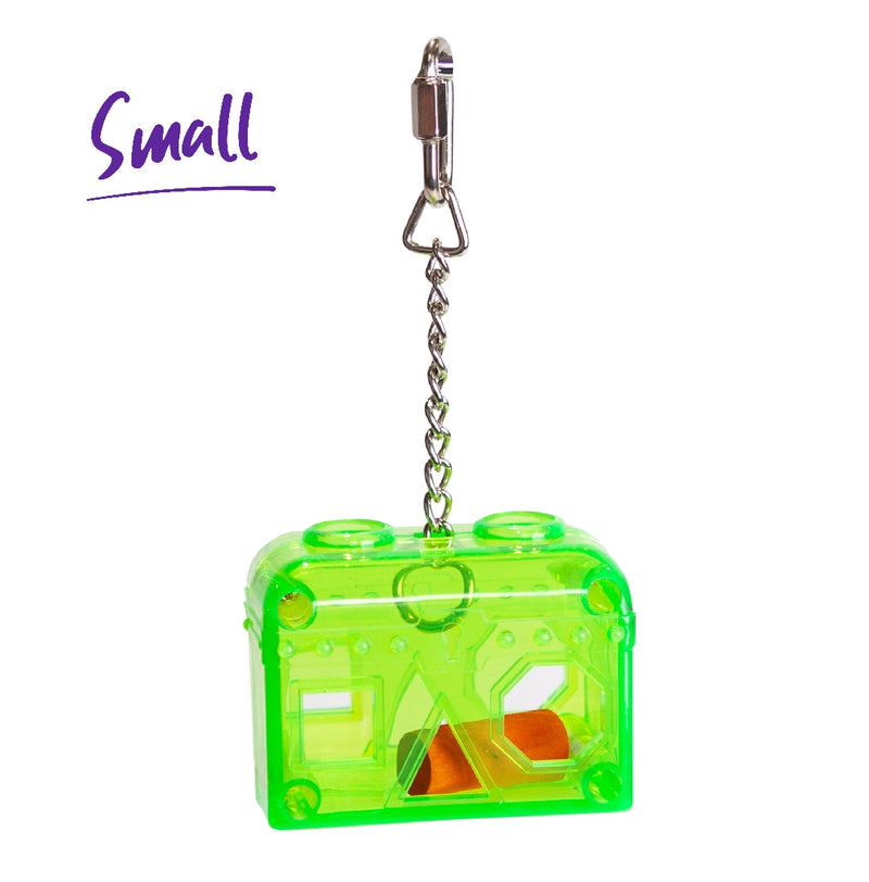 Bird Toy Kazoo Acrylic Puzzle Box-Bird Toys-Ascot Saddlery