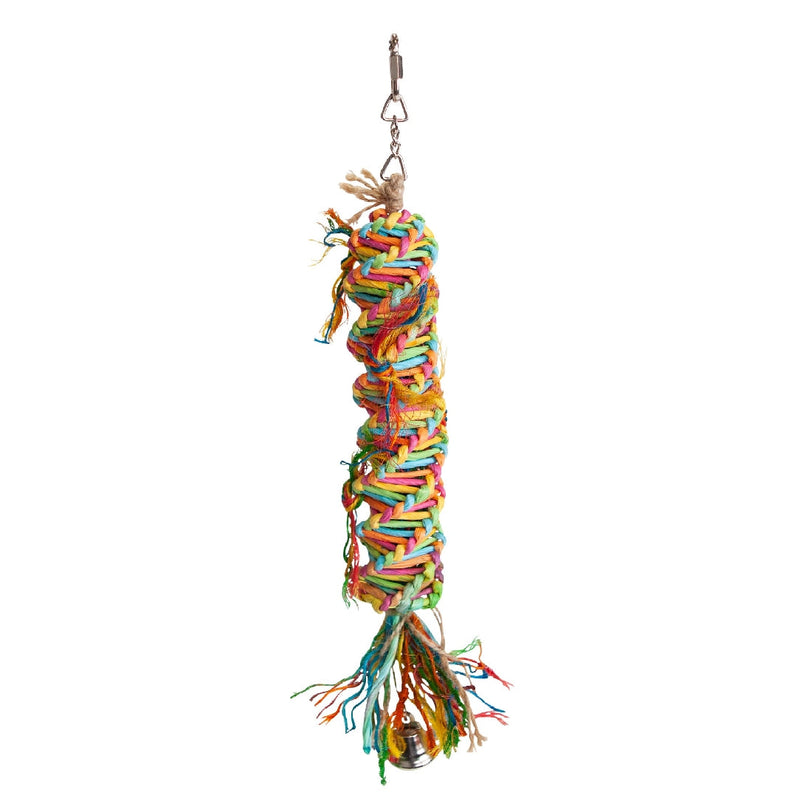 Bird Toy Kazoo Rainbow Sisal Tower Medium-Bird Toys-Ascot Saddlery