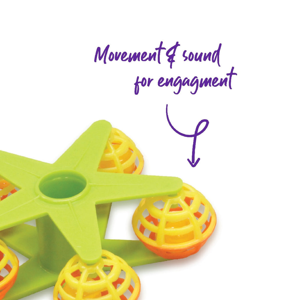 Bird Toy Perch Star-Bird Toys-Ascot Saddlery