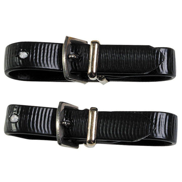 Bit Straps Pvc Pair Black-HORSE: Bits-Ascot Saddlery