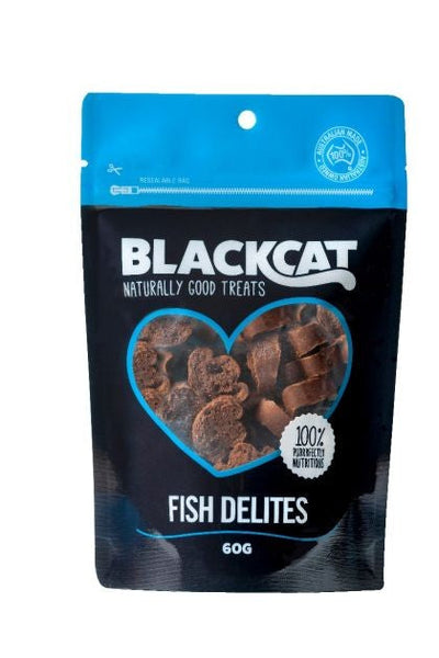 Blackcat Cat Treat Fish Delites 60gm-Cat Food & Treats-Ascot Saddlery