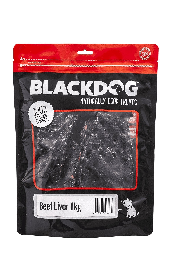 Blackdog Beef Liver 1kg-Dog Treats-Ascot Saddlery