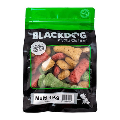 Blackdog Biscuit Mini Multi Mix 200gm-Dog Treats-Ascot Saddlery