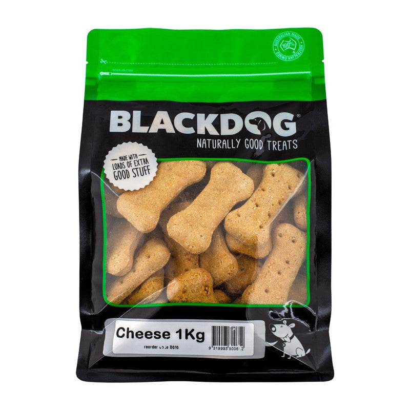 Blackdog Biscuits Cheese 1kg-Dog Treats-Ascot Saddlery