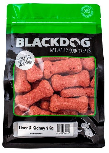Blackdog Biscuits Liver & Kidney 1kg-Dog Treats-Ascot Saddlery