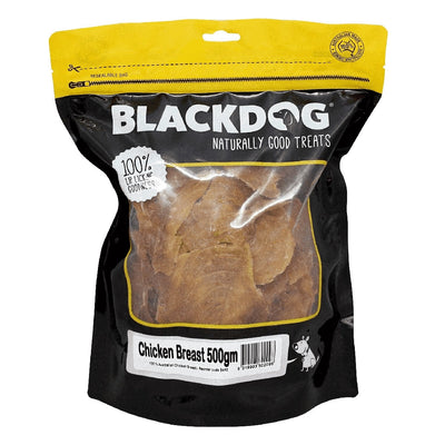 Blackdog Chicken Breast Australian 500gm-Dog Treats-Ascot Saddlery