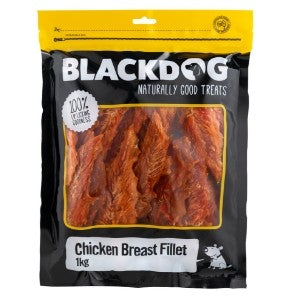 Blackdog Chicken Breast Fillet 1kg-Dog Treats-Ascot Saddlery