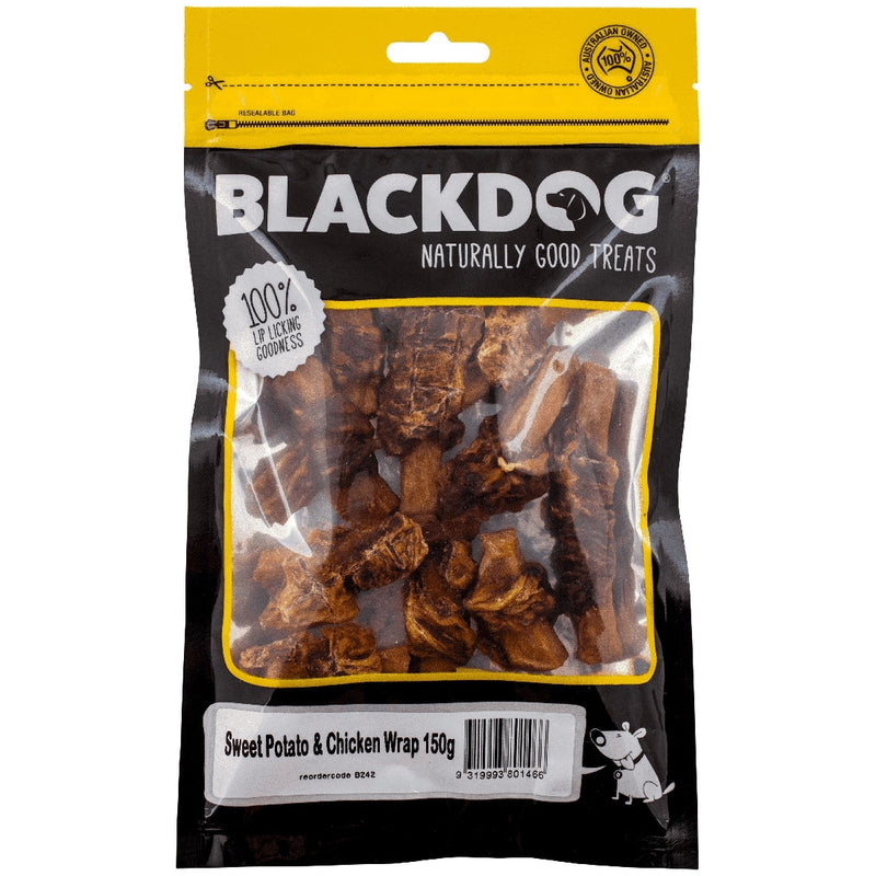 Blackdog Chicken & Sweet Potato 150gm-Dog Treats-Ascot Saddlery