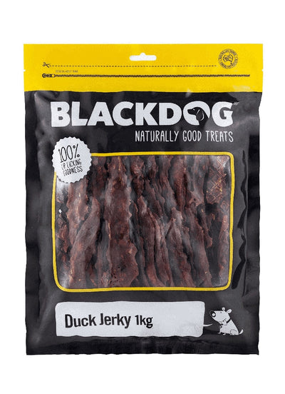 Blackdog Duck Jerky 1kg-Dog Treats-Ascot Saddlery