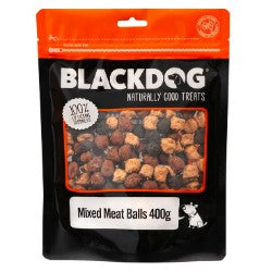 Blackdog Mixed Meat Balls 400gm-Dog Treats-Ascot Saddlery