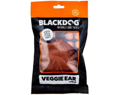 Blackdog Pigs Ear Vegetarian Each-Dog Treats-Ascot Saddlery