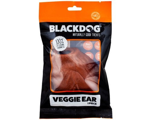 Blackdog Pigs Ear Vegetarian Each-Dog Treats-Ascot Saddlery