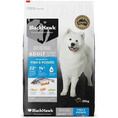 Blackhawk Dog Adult Fish & Potato 20kg-Dog Food-Ascot Saddlery