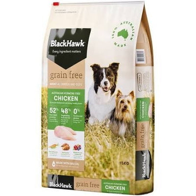 Blackhawk Dog Grainfree Adult Chicken 15kg-Dog Food-Ascot Saddlery