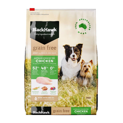 Blackhawk Dog Grainfree Adult Chicken 7kg-Dog Food-Ascot Saddlery